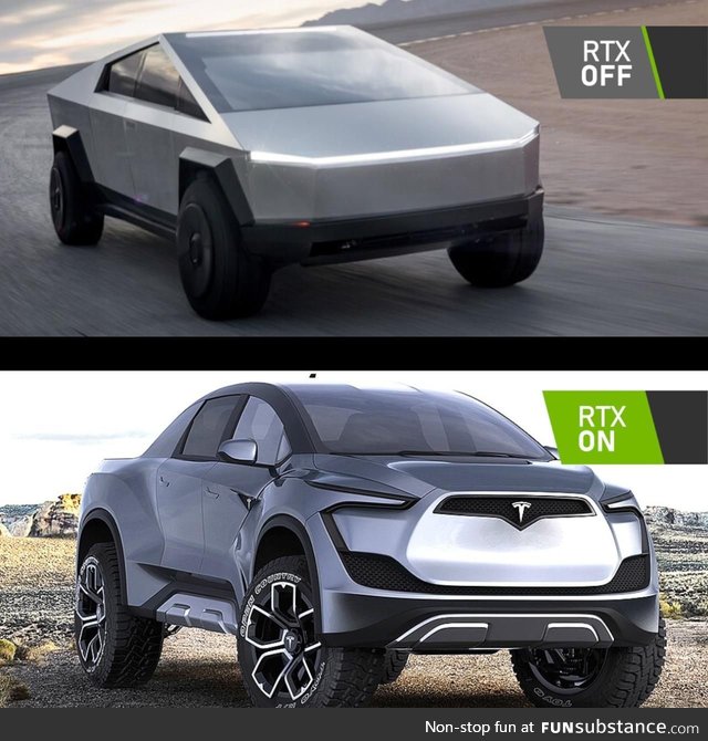 Hopefully one of the Tesla Truck editions gets Ray Tracing!