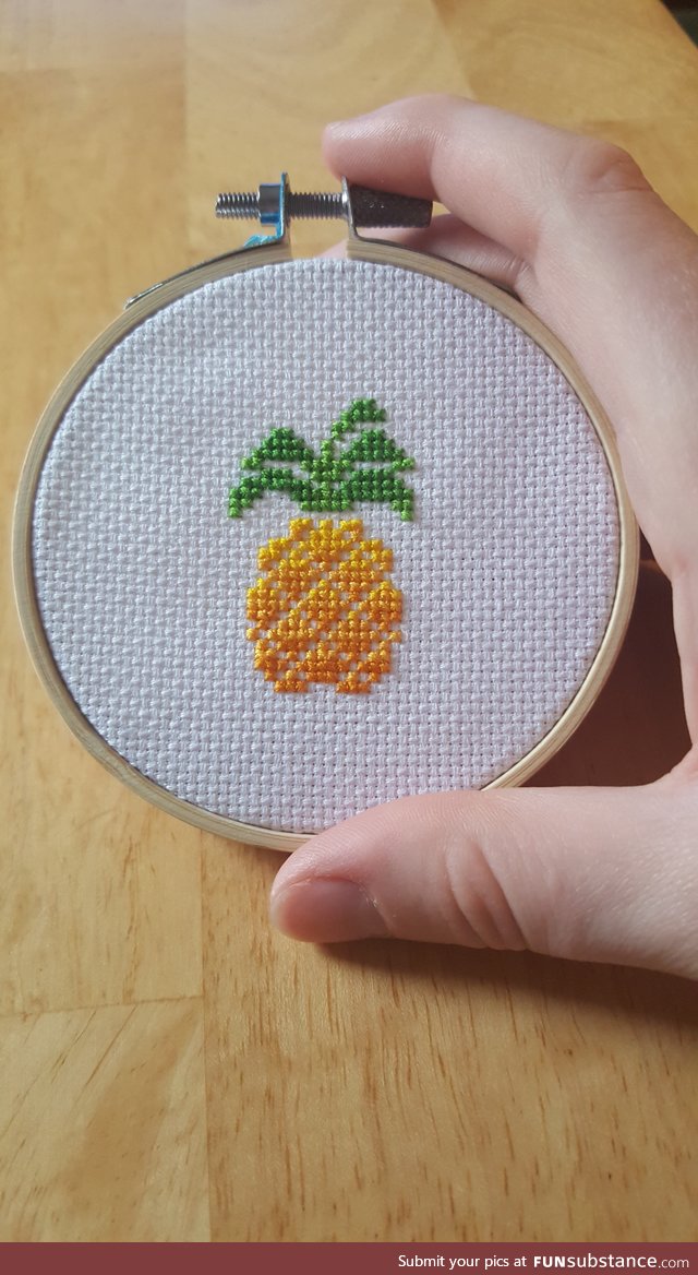 Cross Stitch Pineapple