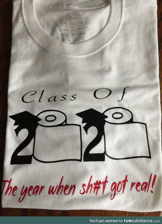 Class of 2020 official graduation tees