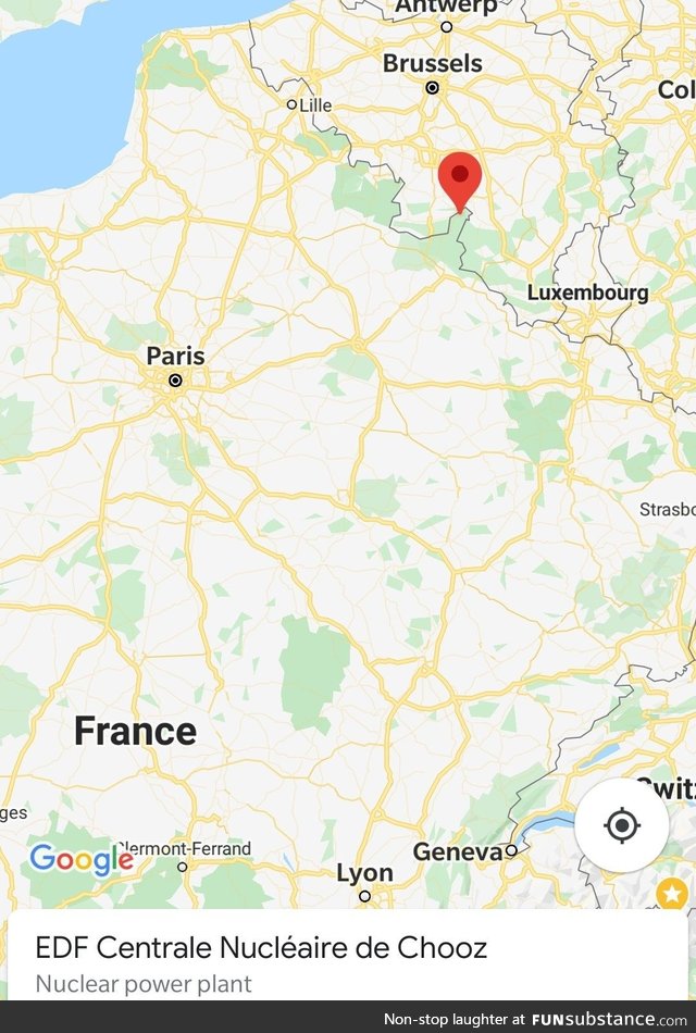 Where France chooses to put a nuclear power plant