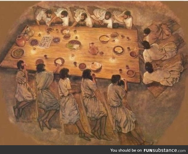 An alternative take on a period correct Last Supper