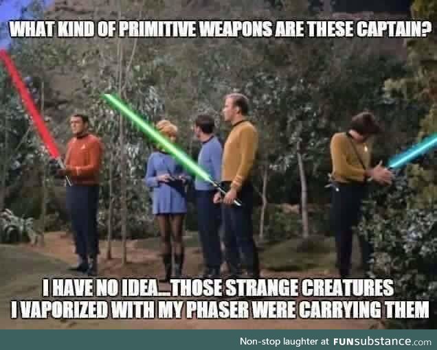 Star Trek, Jedi strikes back