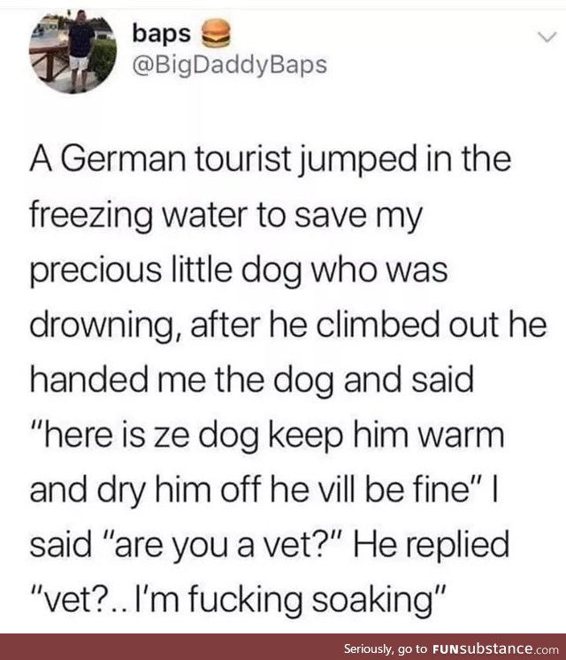 This guy saves animals for a living