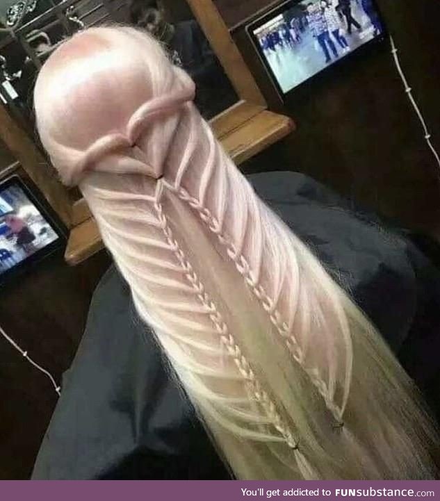 The hairstylist knew exactly what they were doing