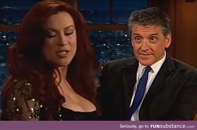 Craig Ferguson harnessing all Earthly Powers to not look