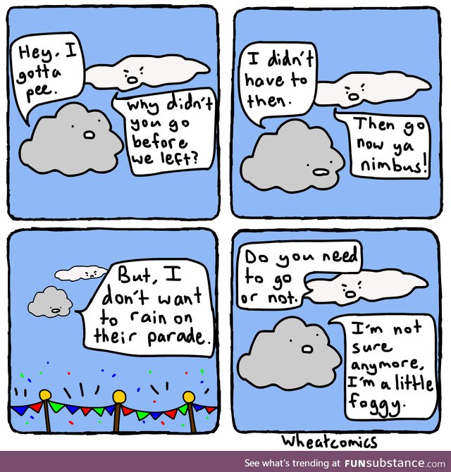 Clouds: It's just fluff.