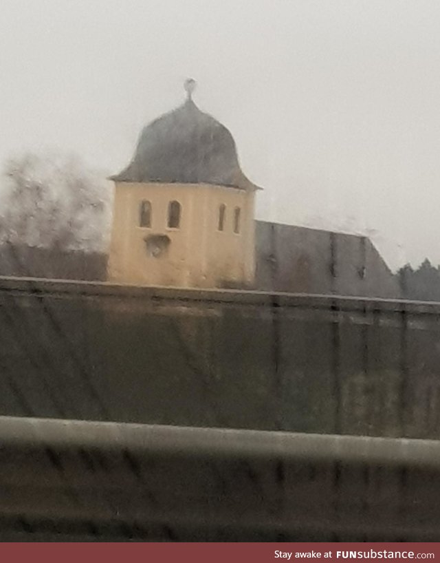 I know the quality is subpar, but this church looks just like a chicken