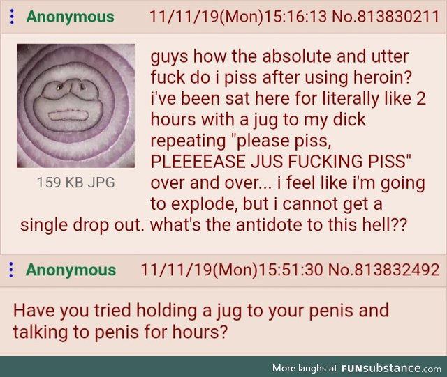 Anon needs to pee
