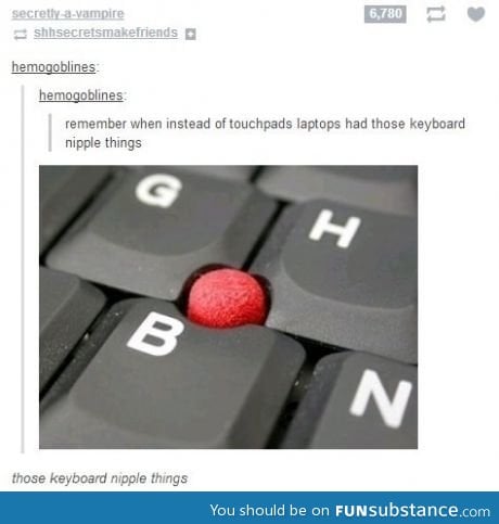 Keyboard nipple things