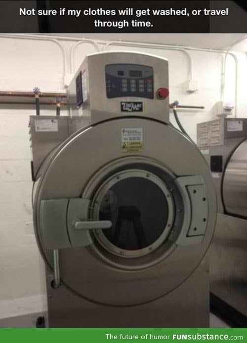 Unusual washing machine