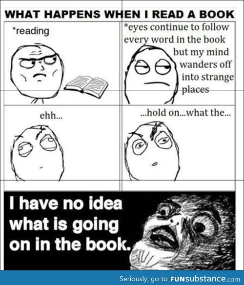 What happends when I read a book