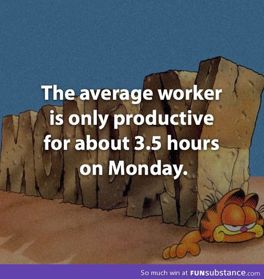 Workers on mondays