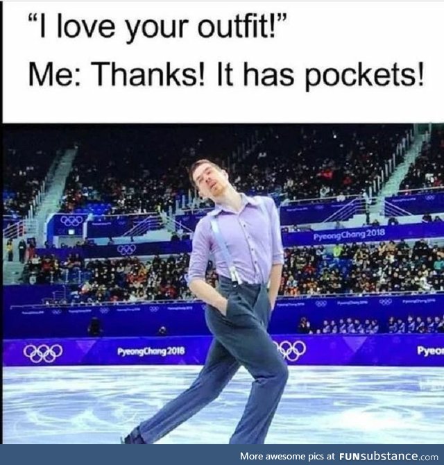 It has pockets