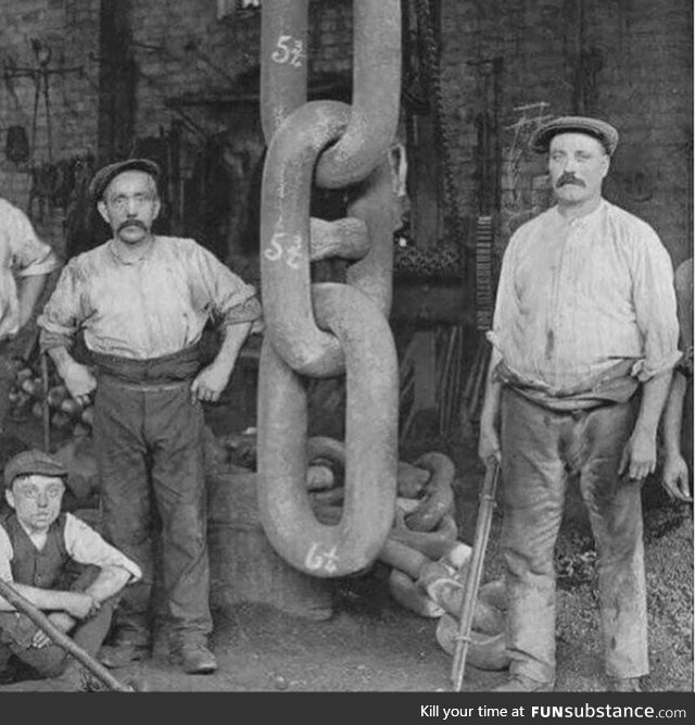 Titanic Anchor Gang, circa 1909