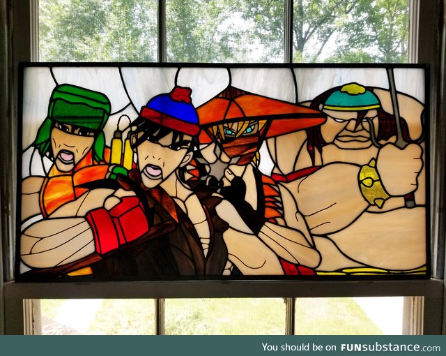 South Park stained glass