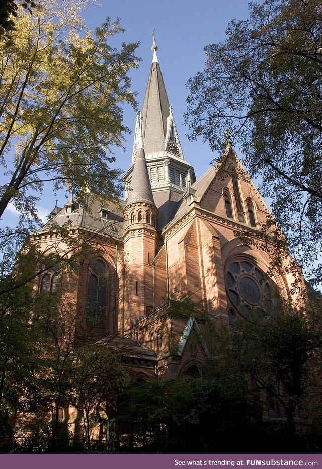 Bergkirche in Wiesbaden, Hesse, Germany. Completed in 1879.