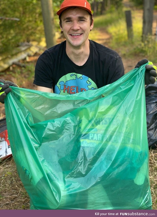 I’ve officially cleaned up 7000 trash bags of litter in my lifetime
