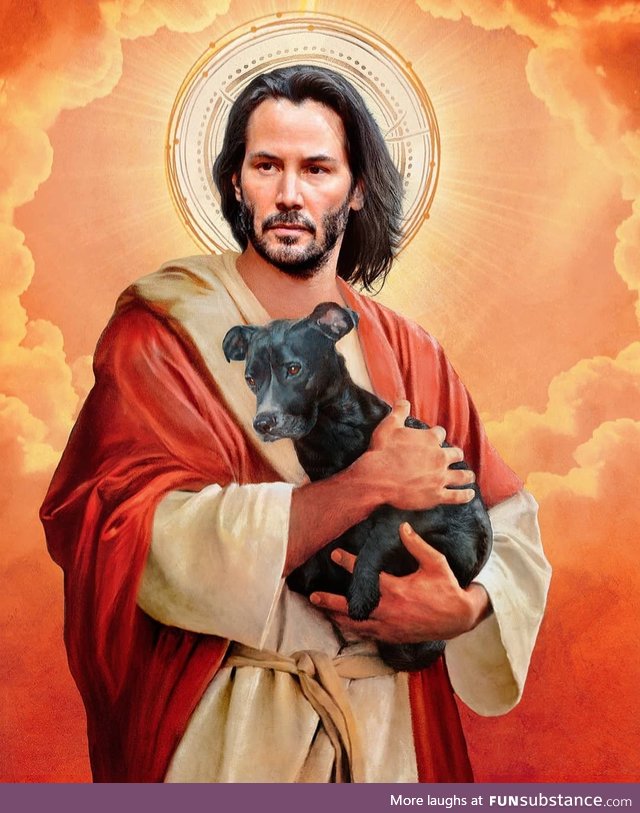 I turned keanu reeves into a Saint