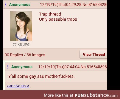 Anons trap thread