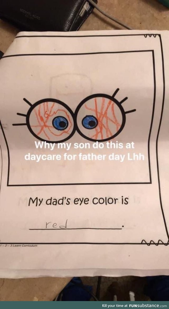 Dad's Eye Color