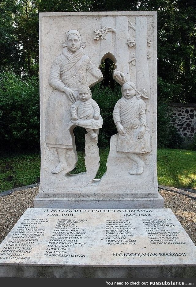 Hungarian World War One memorial