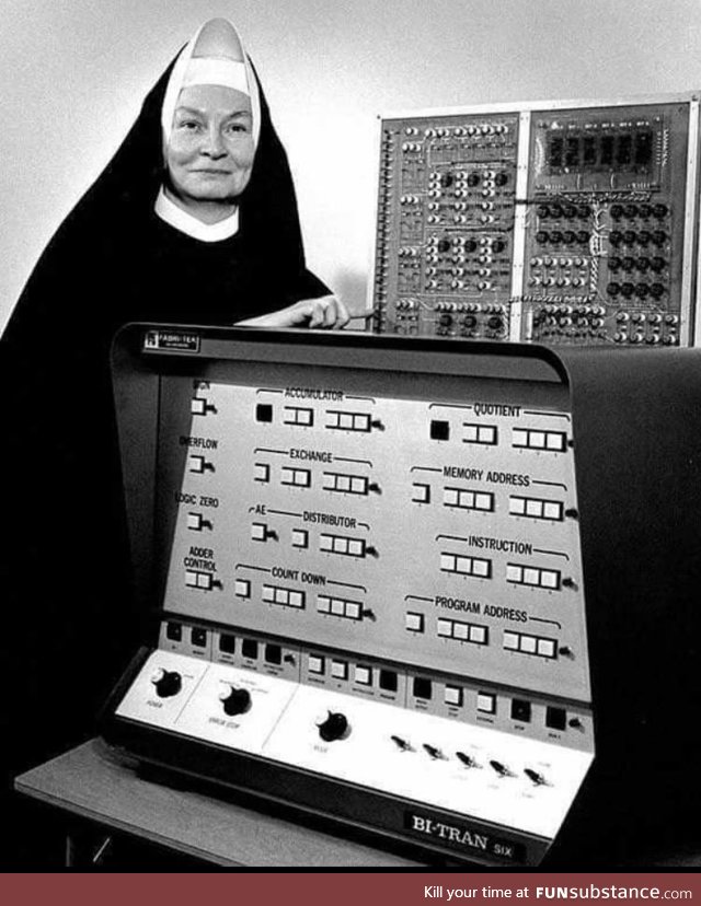 Sister Mary Kenneth Keller the first woman to earn a doctorate in computer science in the
