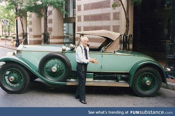 102 year old man drove the same car for 82 years