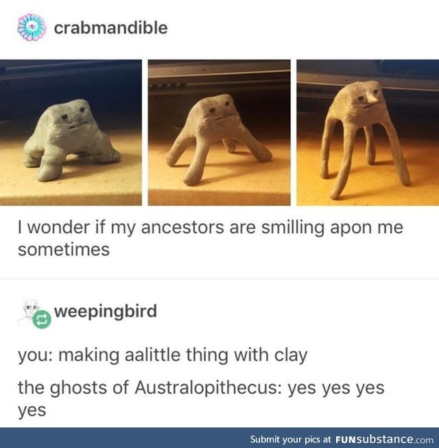 My ancestors are smiling on me