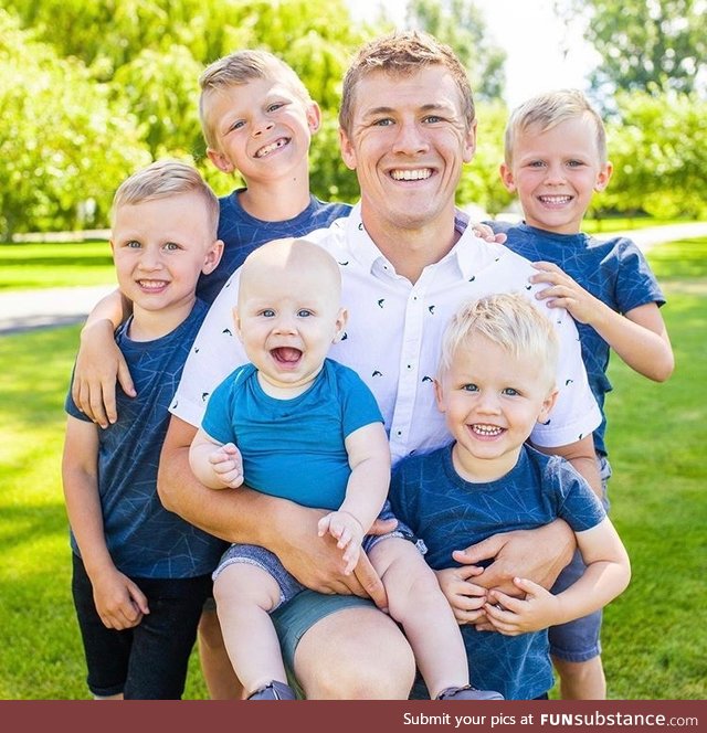 This man has five sons!