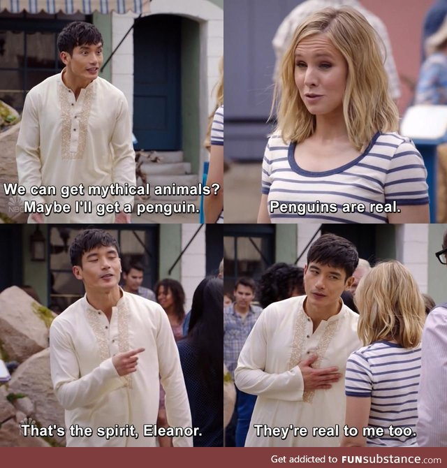 The good place is dope