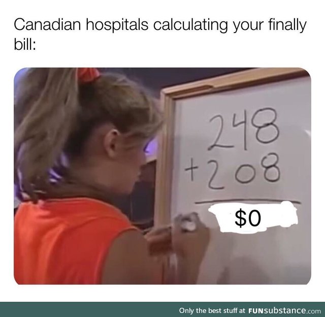 Canadian Healthcare, in a walnut