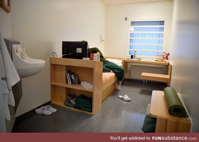 What a Swedish jail cell looks like. Source: Aftonbladet