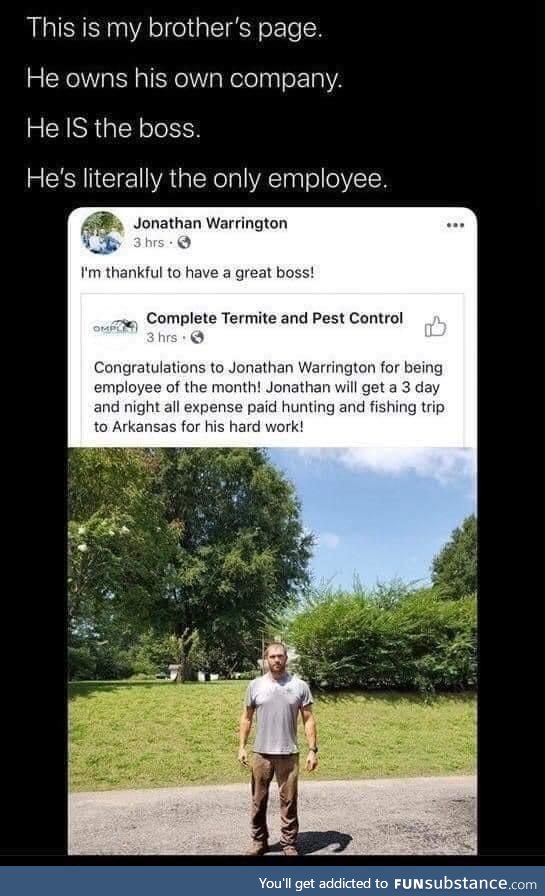 Employee of the month!