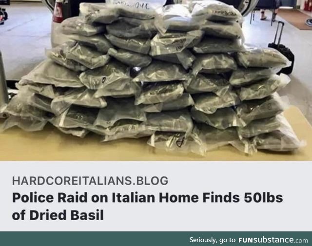 Black market price for basil just went up