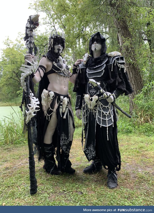 Necromancer and Thrall- I designed and crafted these costumes over the course of months