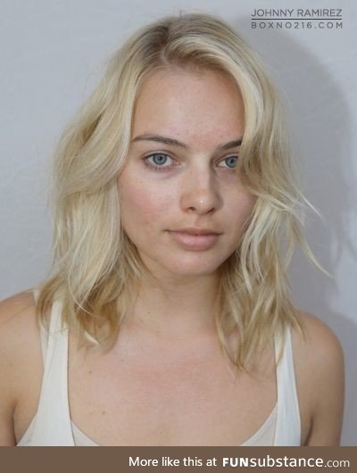 Margot Robbie no makeup