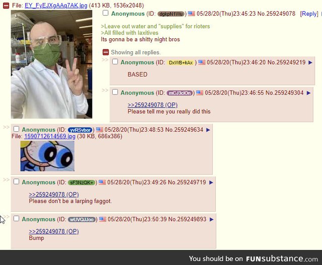 Anon shows his support for Minneapolis