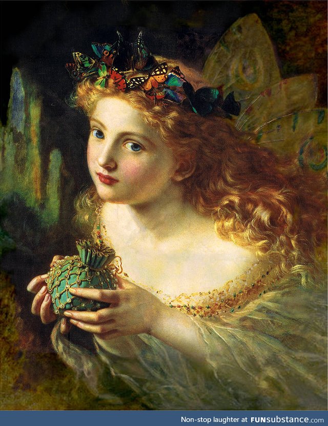 Portrait of a Fairy (1869) by Sophie Anderson