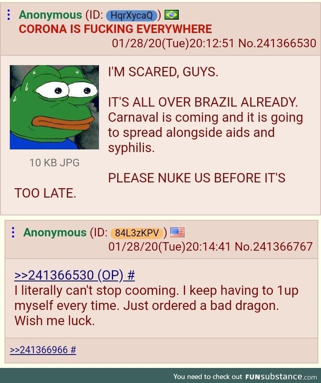 Anons scared