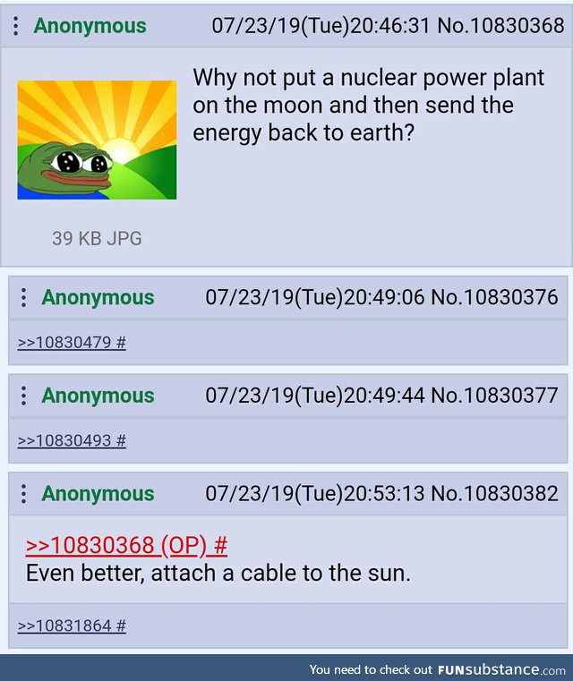 4chan solving the energy crisis