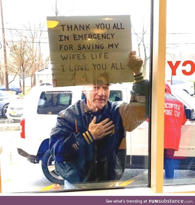 Man In Morristown, NJ Thanks ER Nurses For Saving His Wife's Life