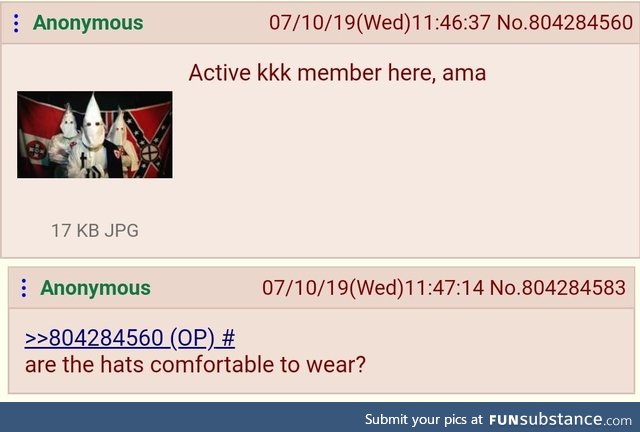 Anon asks good question