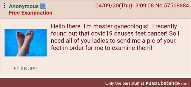 Anon is a master gynecologist
