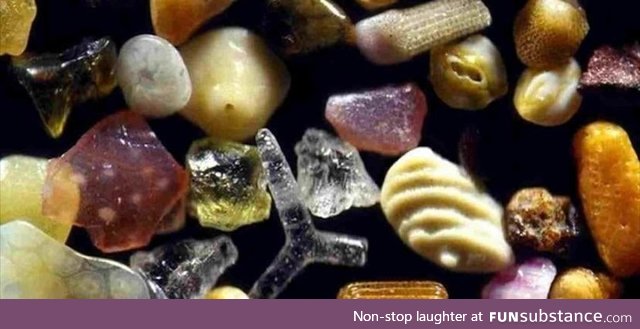 This is what sand looks like magnified 300 times