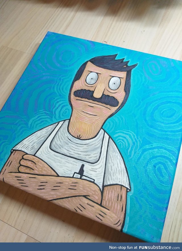 I painted bob belcher disapproving