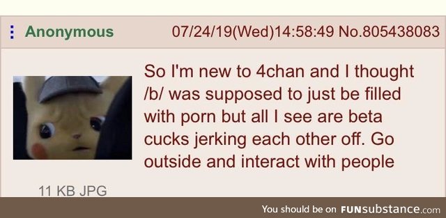 Anon is disappointed