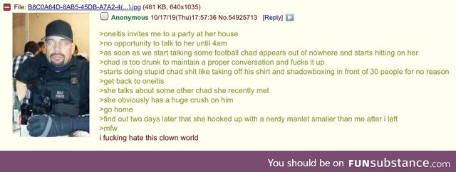 Anon goes to a party