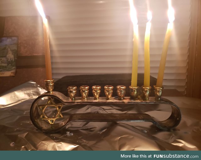 Happy third night of chanukah and merry christmas