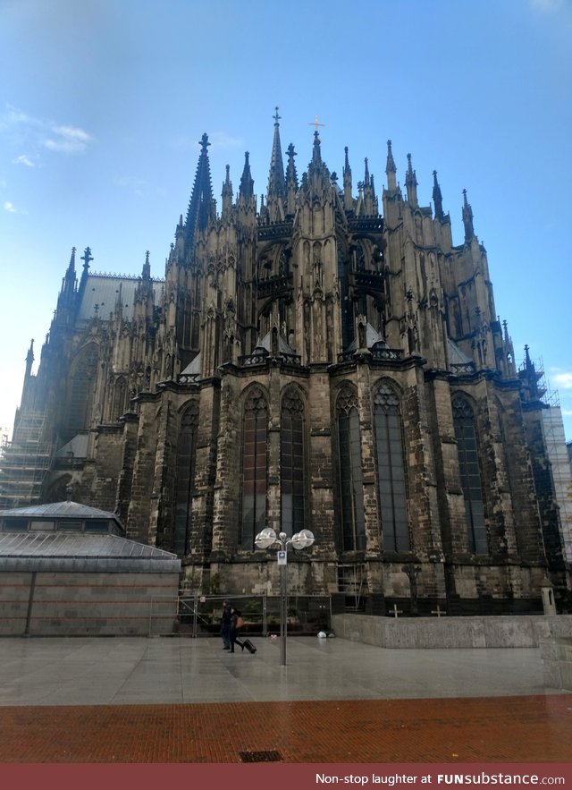 The cathedral in Cologne, Germany. Started in the late 13th century