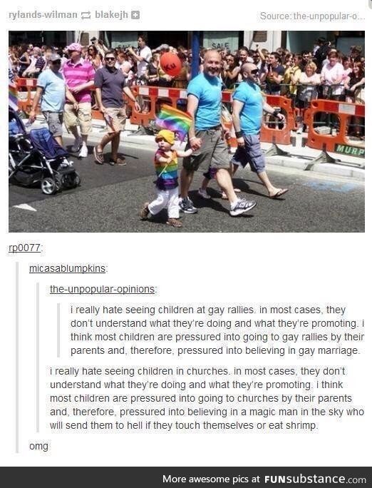 Churches vs gay rallies